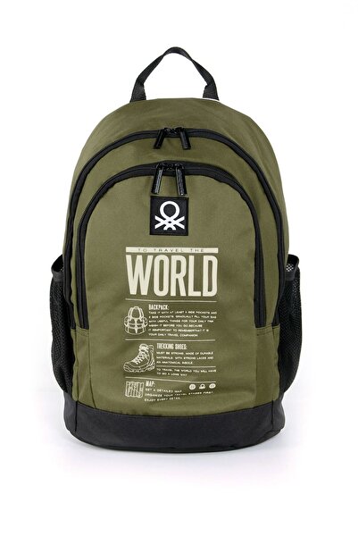 United Colors of Benetton 03826 Rucsac UNITED COLORS OF BENETTON KHAKI