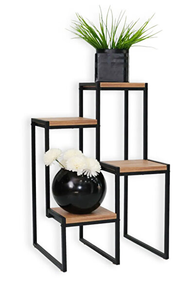 Weblonya Çiçek Standı Saksı Standı Çiçeklik Raf Bitki Rafı 2144