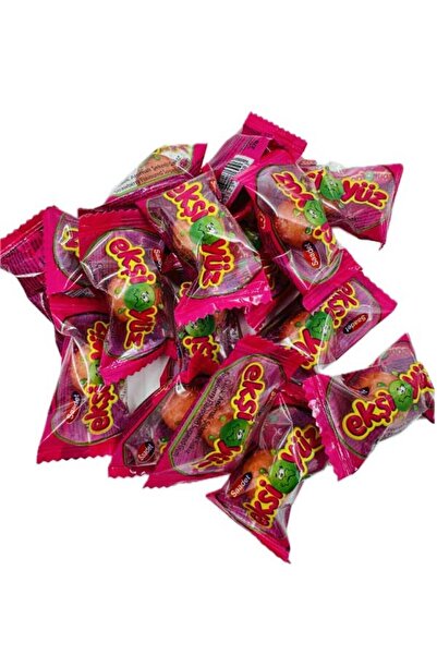 SAADET Ekşiyüz Çilek aromalı Ekşili Sakız 25 adet