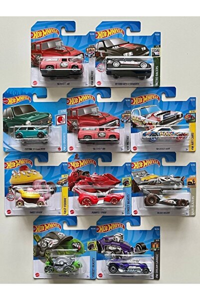HOT WHEELS Hotwheels 10'lu Başlangıç Seti - Onlu Farklı Model Araba