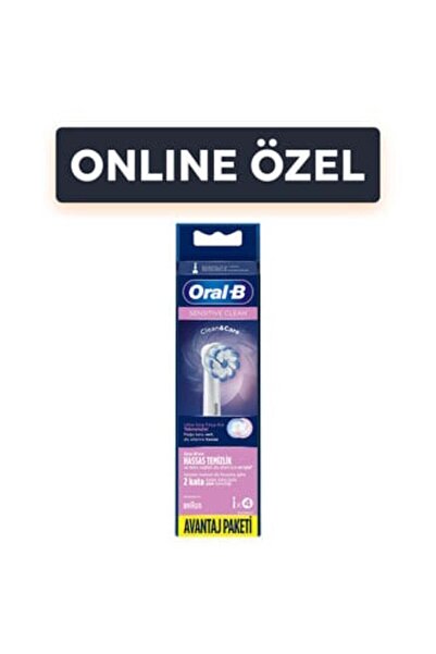 Oral-B Şarjlı Yedek Başlık Sensitive Diş Fırçası 4'lü ( 1 ADET )