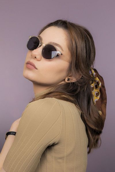 LUNOX Niobe Crystal Unisex Polarized Sunglasses