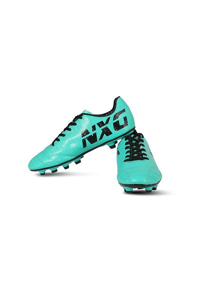 Vector X NXG Football Shoes | Green & Black | Size: EU 40, UK 6, US 7 | Synthetic Leather & PVC