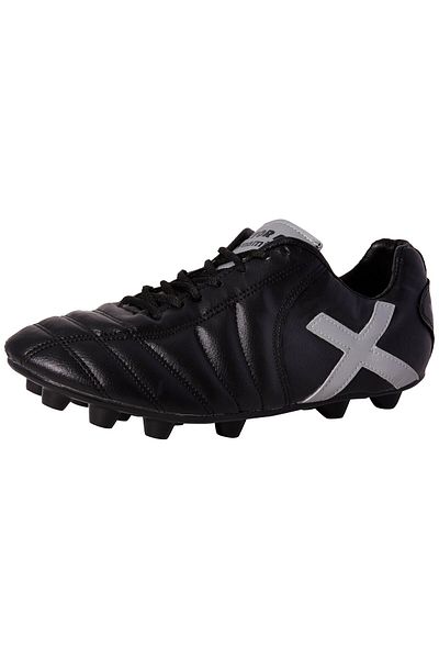 Vector X Dynamic Football Shoes (Black/Silver, 11 UK/ 12 US / 45 EU) | Synthetic Leather