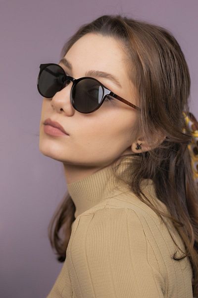 LUNOX Niobe Brown Unisex Sunglasses