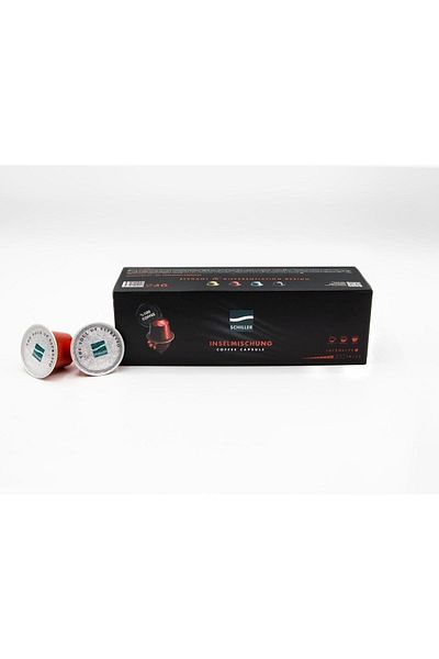 Schiller 10 Pack Inselmıschung Aluminum Capsule - Coffee Color