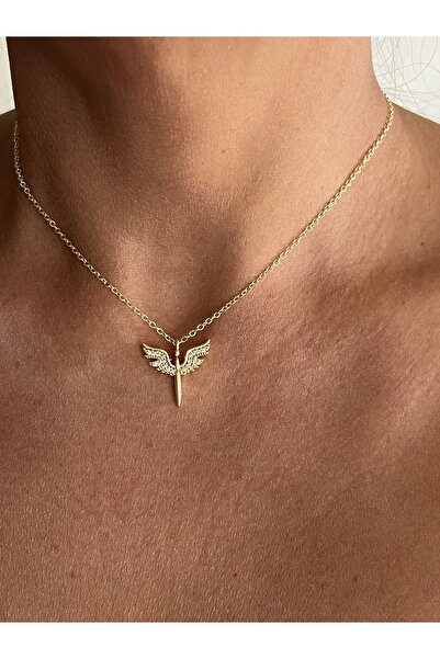 tones official Zirkon Minimal Melek Model Kolye