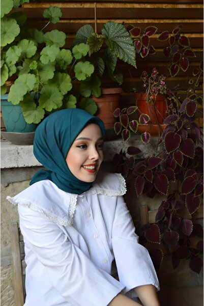 HeavenlyScarfs Mio Caz Eşarp Petrol Mavisi