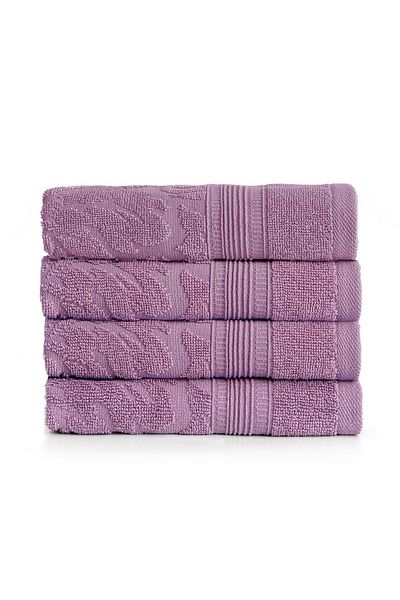 Soley Opus 4-Piece Premium Guest and Kitchen Towel Set - 100% Cotton