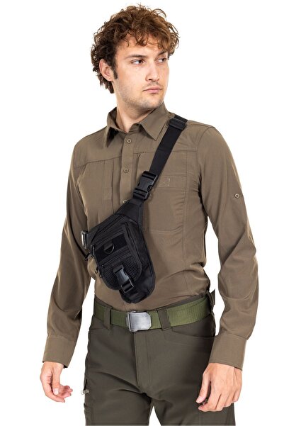 METAM حقيبة يد تكتيكية مثلثة سوداء من Akıncılar للاستخدام الخارجي