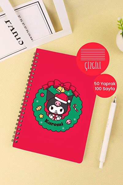 Anime Marketi دفتر مدرسي كورومي للعام الجديد مقاس A5 حلزوني 50 ورقة 100 صفحة ...
