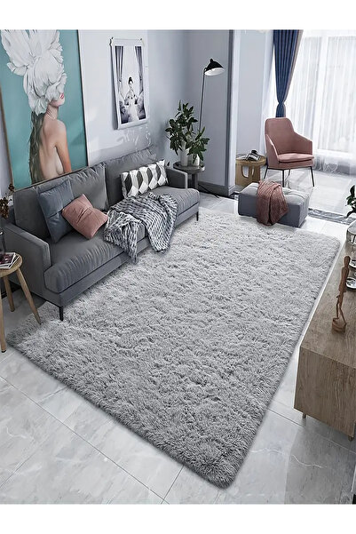 Paco Home Yatak Oturma Odası İçin Süper Yumuşak Tüylü Halı Peluş Tüylü Halı O...