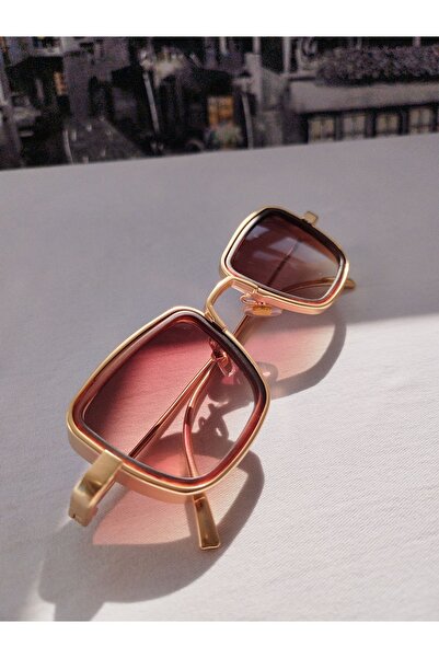 Byc polo Gold Gradient Polarizad Glass Unisex Stylish Sunglasses