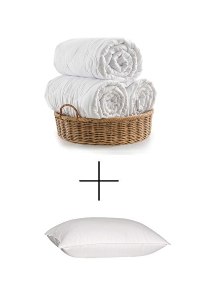 ELY PARKER Yastık +tek Kişilik Yorgan Mikrofiber (dış)+elyaf (iç Dolgu) (160x...