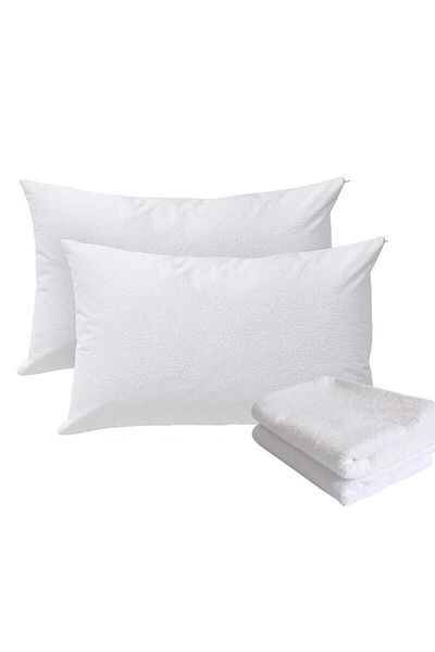 ELY PARKER Saltele de pernă 5 bucăți rezistente la lichide 100% bumbac 50x70 Protector de pernă