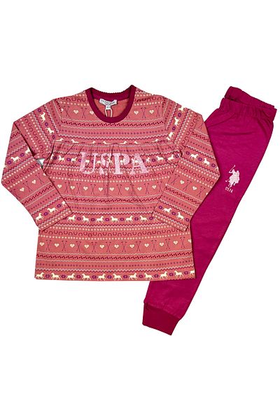 U.S. Polo Assn. BAZA. POLO ASSN. Costum din două piese pentru fete - US 2906