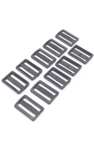 ERDAL DERİ 3.8 cm adjustment buckle slide plastic 10 pieces