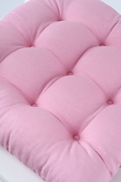 ALTINPAMUK Daisy Fluffy - Pink 9 Stitched Cushion Chair