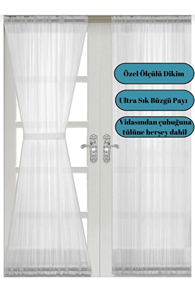 VENARDE CONCEPT Briz Kelebek Grek - Petek Zemin Tül Perde