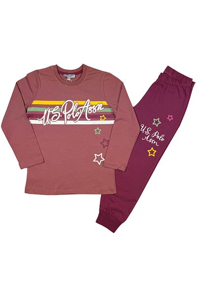 U.S. Polo Assn. BAZA. POLO ASSN. Costum din două piese pentru fete - US 2908