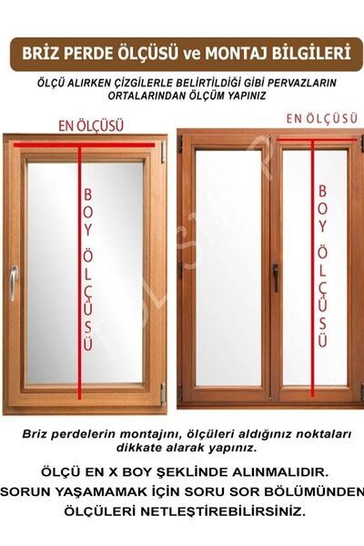 VENARDE CONCEPT Kar Beyaz Renk Briz Kelebek Keten Tül Perde