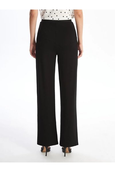 LC Waikiki Lcwaikiki Basic New Black Women's Pants with Elastic Waist