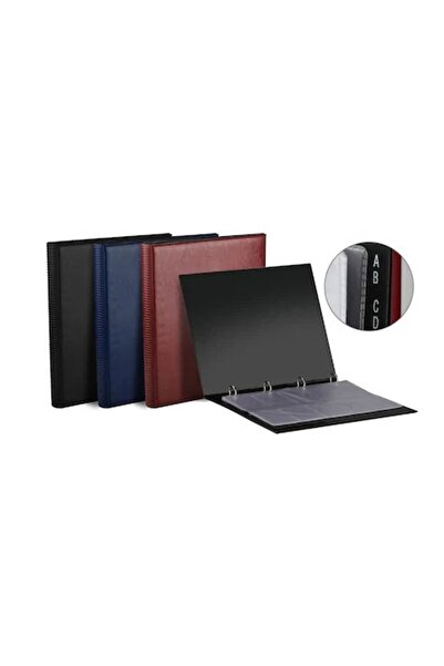 Önder Business Card Album Large Burgundy