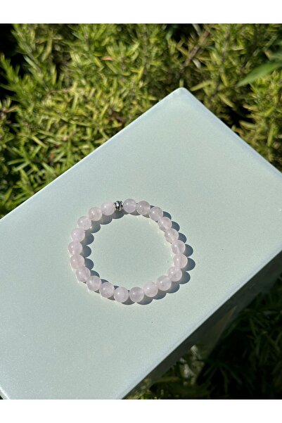 Hisar Doğaltaş Doğal Pembe Kuvars Taşlı Kadın Bileklik - Şifa Ve Enerji Bilek...