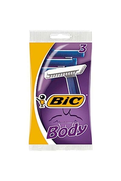 Bic Bathroom Body Shaving Blades 3 Pieces Bag