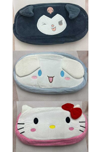 Meyra Accessories Sanrio Kawaii Hello Kitty - Husă mare și moale pentru creion, cu cadou pentru elevi preșcolari