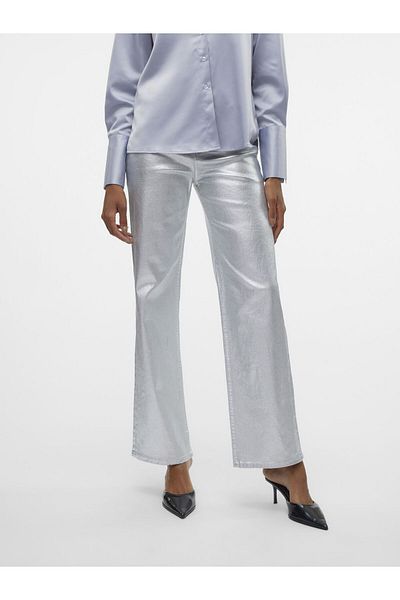Vero Moda Weit Geschnitten Vmtessa Hohe Taille Weiter Beinschnitt Kot