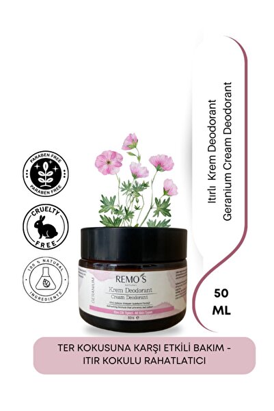 RemosNatural Itır Özlü Krem Deodorant