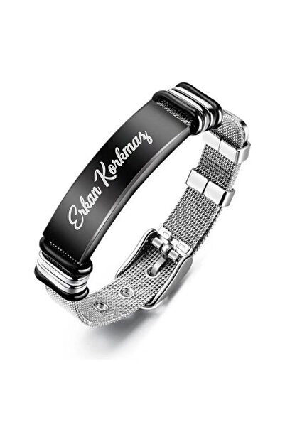 İŞTE BU Kişiye Özel İsimli Kararmaz Çelik Bileklik  / İsim, Söz, Şarkı, Harf,...