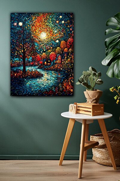 SEVFOTO The Magic of Colors Canvas Painting