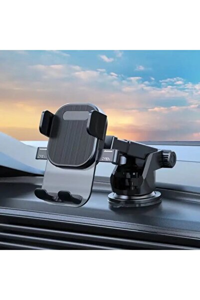 Asfal Fiber Karbon 360° Dönebilen Kaliteli Vakumlu Teleskopik Araç Telefon Tu...