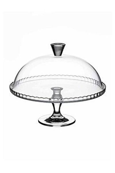 Paşabahçe Cake Cake Jar Presentation Plate with Lid 95200