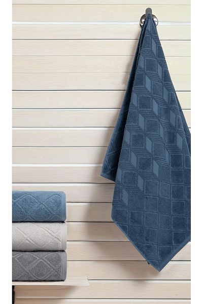 Altınbaşak New Season 100% Cotton 50X90Cm Luxury Hand and Face Towel Set - Boxed of 4