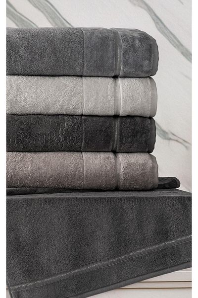 Altınbaşak New Season 100% Cotton 50X90Cm Luxury Hand and Face Towel Set - Boxed of 4
