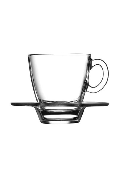 Paşabahçe Set of 6 Aqua Espresso Cups P95756