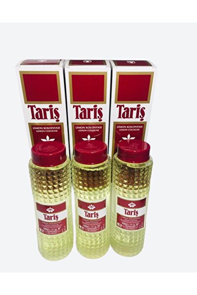 Tariş Limon Kolonyası 80 Derece 660cc Cam Şişe - 3'lü Set