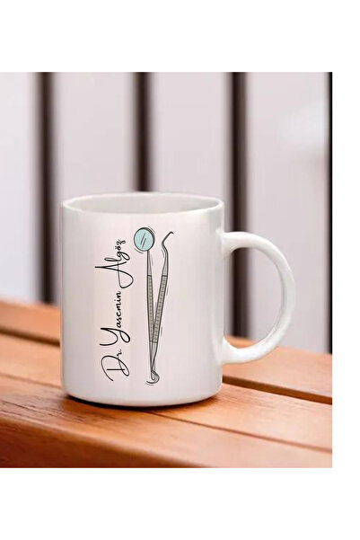 GIFTALI Kişiye Özel Diş Hekimi  Temalı   Kupa Bardak