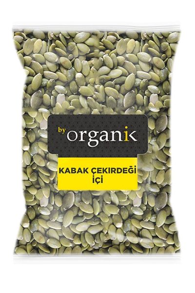 BY ORGANİK Pumpkin Seeds Inside 500 gr (No Additives, No Salt, Green)