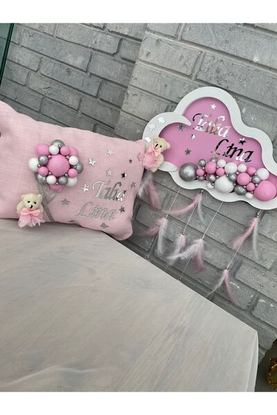 NeşeliAtölyem Bubble Bulut Kapı Süsü Yastık
