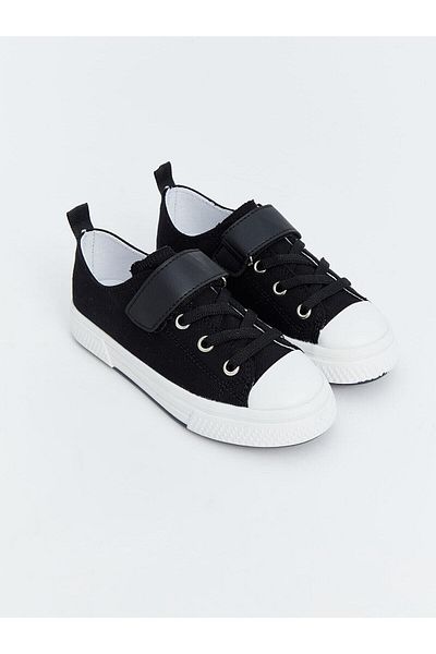 LC Waikiki Boys' Sports Shoes - Lcw Steps Black Rodeo Laced and Velcro