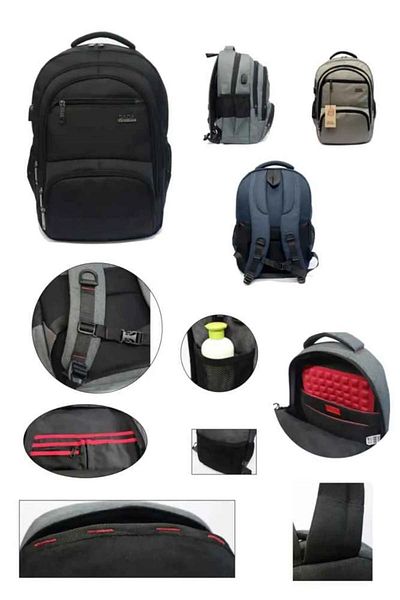 AlphaClub Bag Imported Waterproof Fabric for Middle School and High School - Multi-Purpose Backpack School and Travel Business Bag