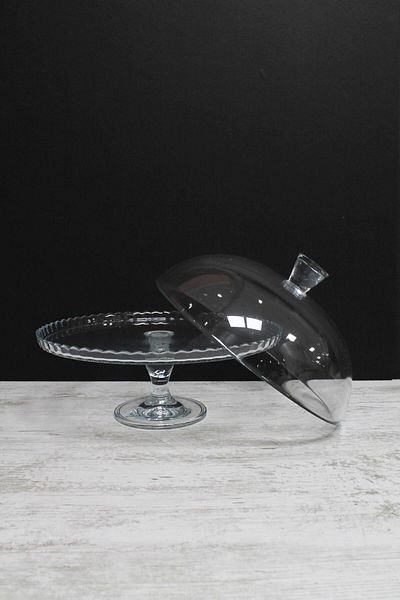Paşabahçe 95200 Model Plain Cake Plate - Footed