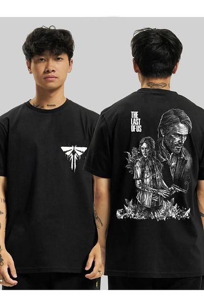 kenoger Tricou unisex cu gâtul turnat The Last Of Us