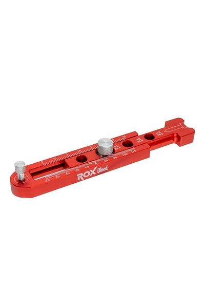 Rox Wood 0165 Model Aluminum Circular Marking Ruler for Wood