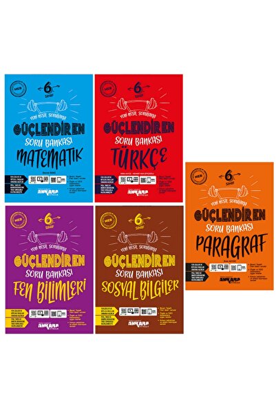 Açı Yayınları 6.Sınıf Ankara Güçlendiren Soru Bankaları - PARAGRAF - TÜRKÇE -...