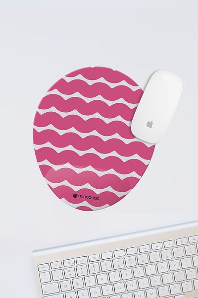 Mincanas Colorful Wrist Supported Oval Mouse Pad Mouse Pad